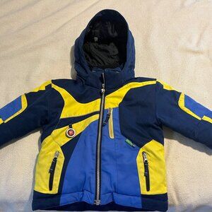Obermeyer kids ski/snow jacket with hood. I grow tech Size 3